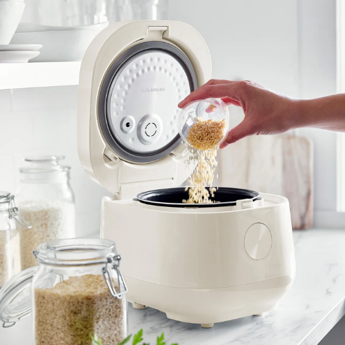 Greenpan 8-cup Rice Cooker-Cloud Cream