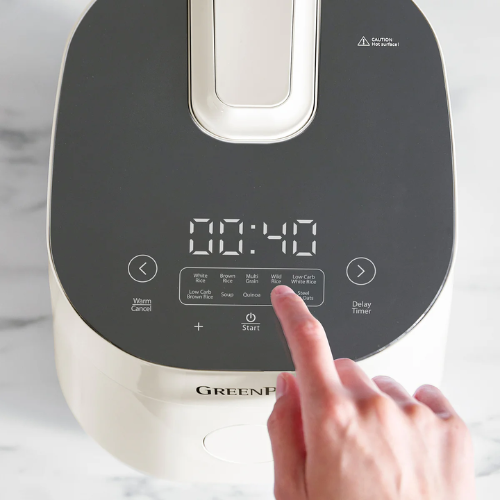 Greenpan 8-cup Rice Cooker-Cloud Cream